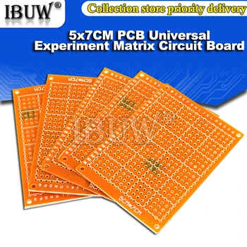10PCS Prototyp Papier Medi 5x7cm 5*7 CM PCB Univerzálny Experiment Matice Doska