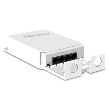 3 Port, POE Extender 10/100Mbps 1 Až 3 Sieťový Prepínač Repeater S IEEE802.3Af Plug&Play Pre Poe Switch NVR IP Kamera Odolná