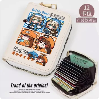 Anime Bridget Guilty Gear Módne Wallet PU Kabelku Karty, Mince na Zips Peňažné Držiteľ Taška Cosplay Darček B807