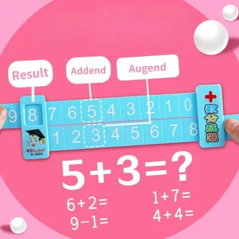 Detské Matematické Rozkladu Hračky Raného Vzdelávania Matematiky sčítanie a Odčítanie Do 10 Počet Učebných POMÔCOK