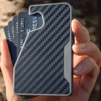 Magnetické karty peňaženky pre Apple Magsafe RFID anti-theft kefa stop technológie mužov ultra-tenké minimalistický peňaženky